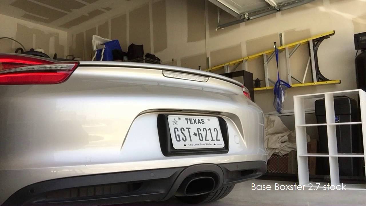 981 Boxster 2.7 Borla Exhaust