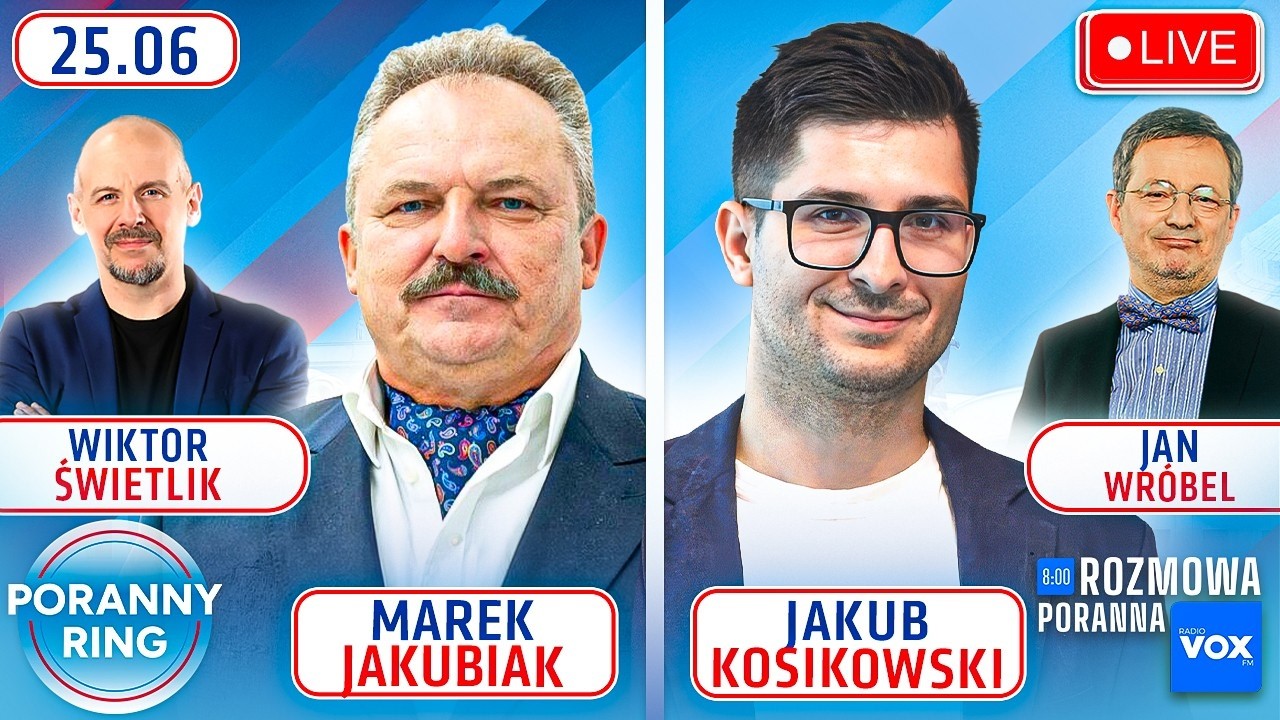 🔴 PORANNY RING 7:30 - MAREK JAKUBIAK, JAKUB KOSIKOWSKI