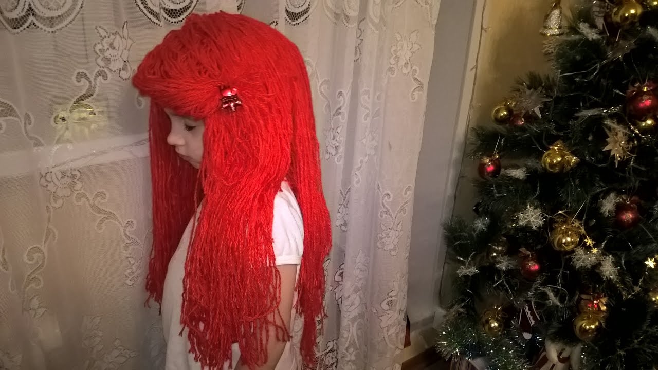 МК - 8. часть 2. Вяжем парик.