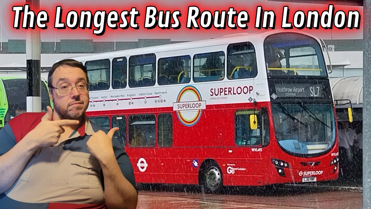 Я проехал по самому длинному маршруту Superloop в Лондоне – SL7 Challenge! 😅🚌