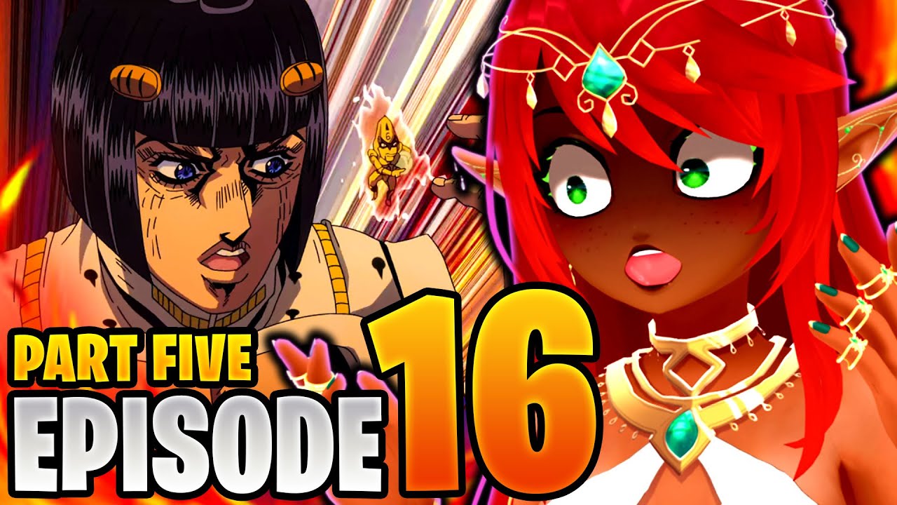BIG BRAIN ZIPPER PLAYS! | JoJo's Bizarre Adventure Part 5 Episode 16 Reaction