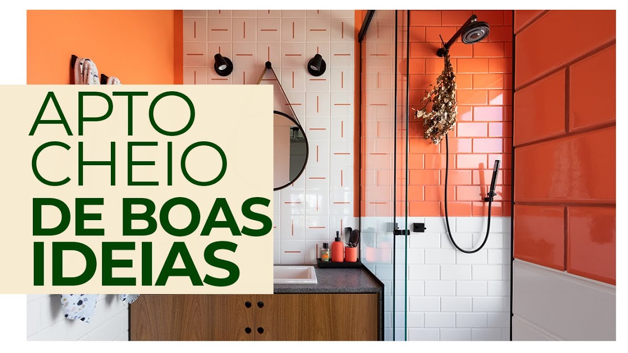 UAU! IDEIAS SIMPLES E POSSÍVEIS! APARTAMENTO MODERNO COM DECOR LINDA E COLORIDA - PARECE BEM MAIOR
