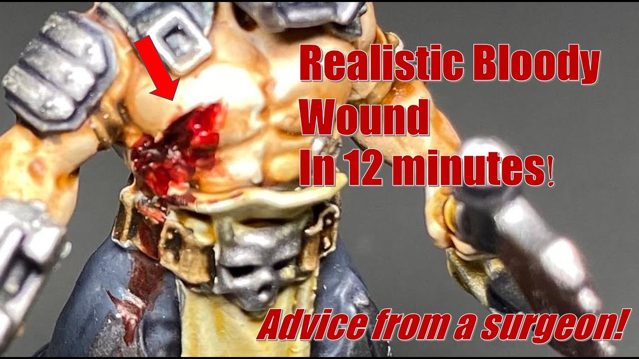 PAINT BLOOD EFFECT: Paint REALISTIC WOUNDS IN 10 MINUTES!