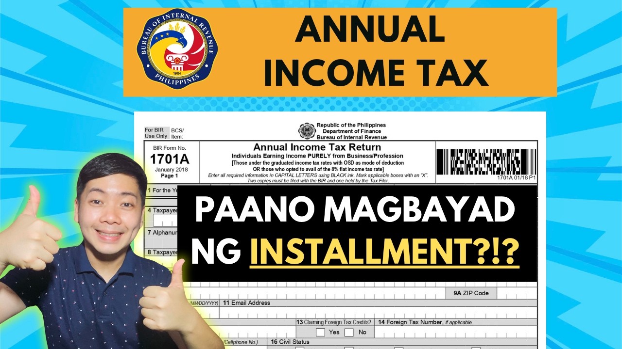 INCOME TAX HOW TO PAY INSTALLMENT | 2025 Annual Income Tax Return - Deadline April 15, 2026