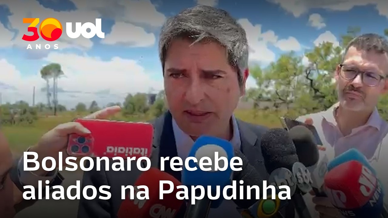 Bolsonaro recebe aliados na Papudinha, e Portinho relata ex‑presidente 'desnorteado'