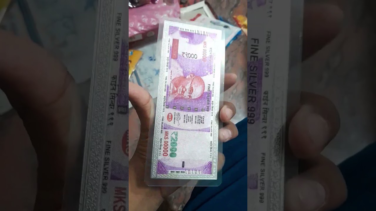 silver  money in 2000 in bihar silver  note🔥🔥🔥#silver #money #2000 #viral #trending #shorts