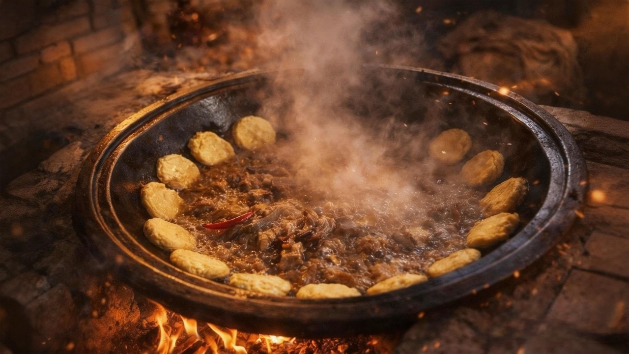 Village Life in China: Rooster Stew & Sweet Potato Noodles for Lunar New Year