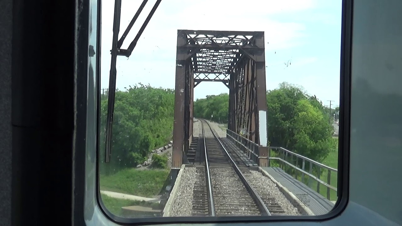 TRE Onboad Railfan Window from T&P Station to Union Station