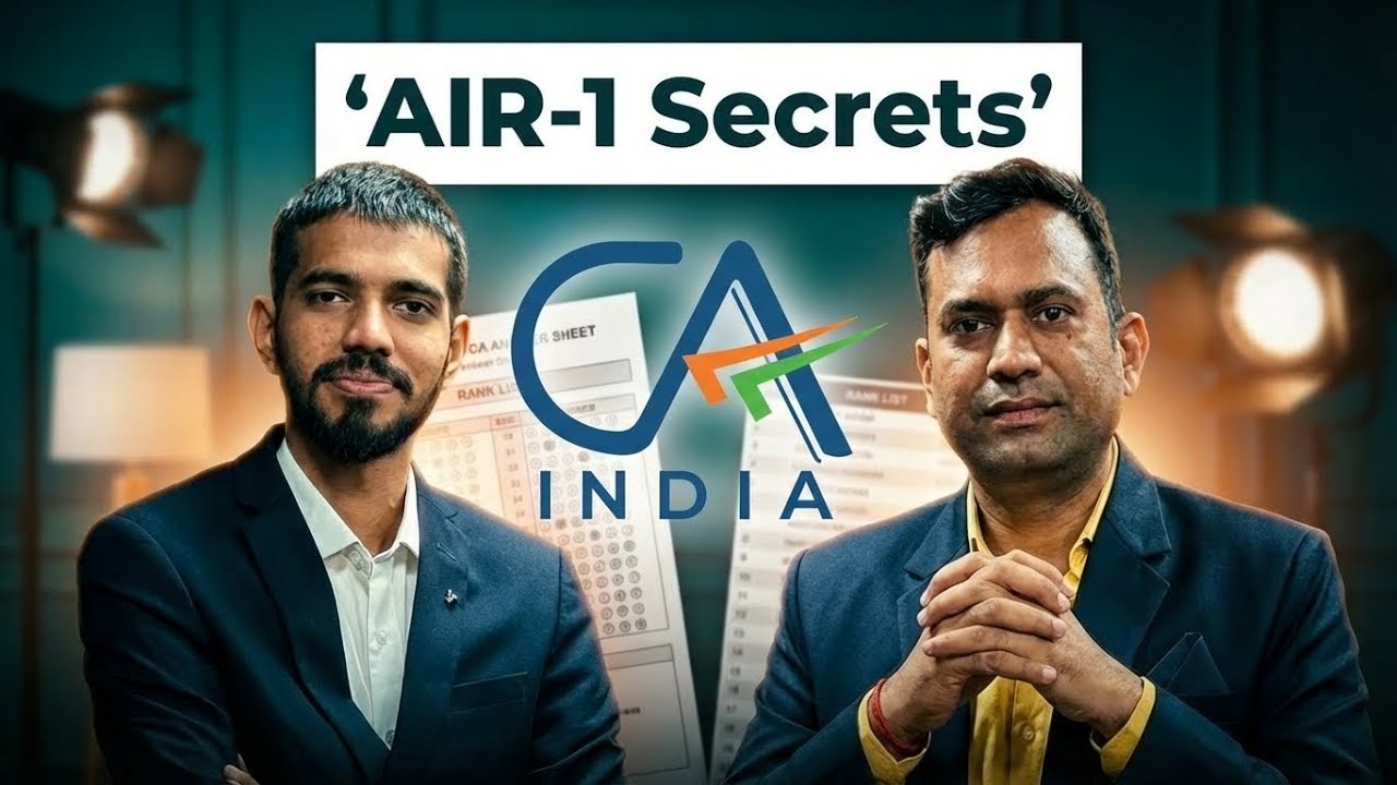 CA Students Must Watch! Shivam Mishra&rsquo;s Strategy for AIR-1 | Amit Khandal Show