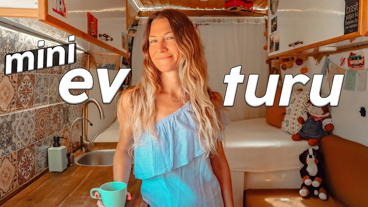 Minimalist KARAVAN TURU 🚌Mini EV TURU - Karavan Tanıtımı Tasarım ve Dekorasyon - MayaVanLife
