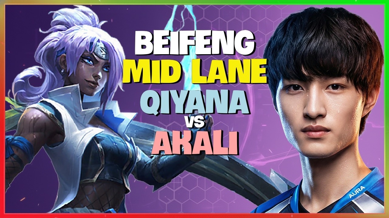BeiFeng Qiyana: His DEVASTATING Mechanics are CRUSHING the Super Server Akali Matchup