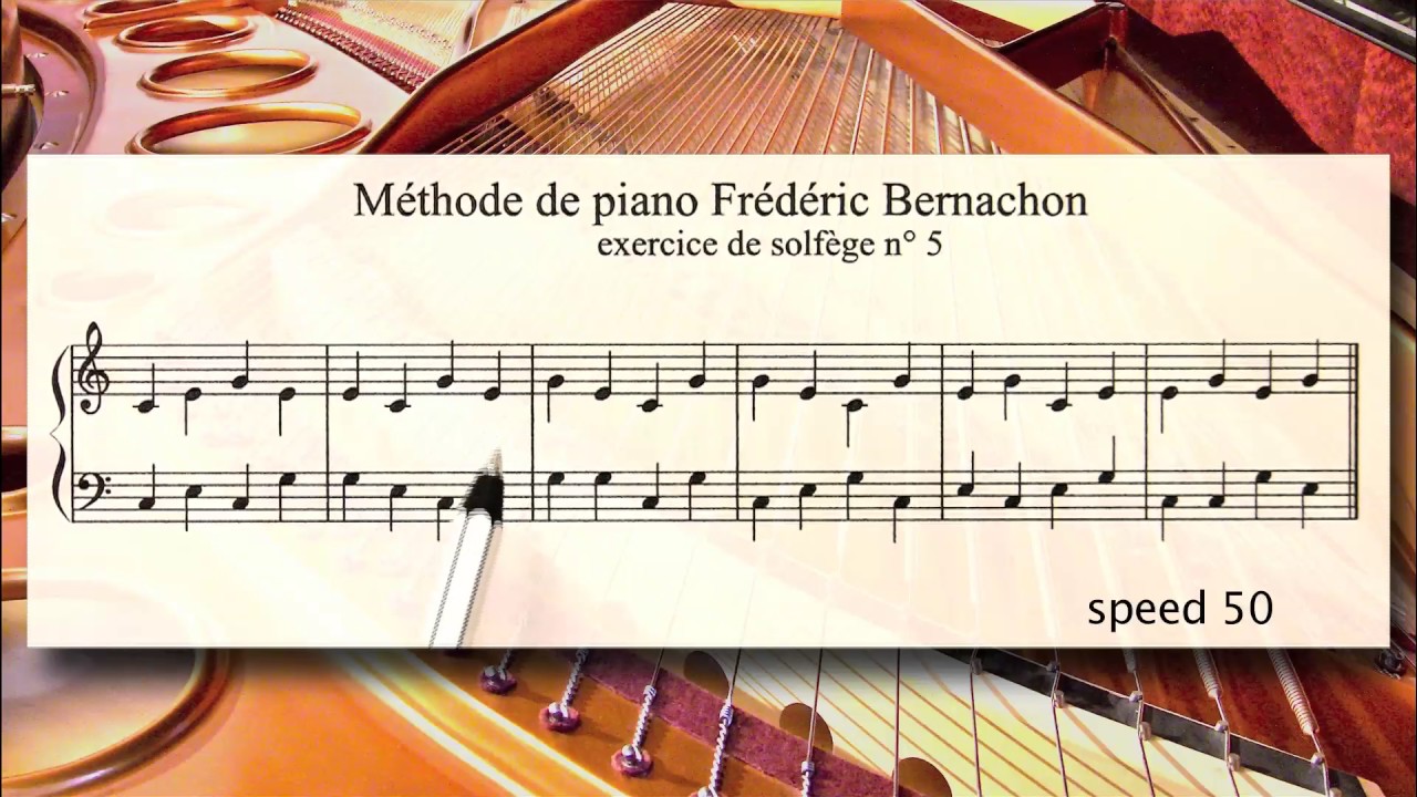 Piano for beginner: Lesson 4 - Classical Piano Tutorial - The Bernachon Method.