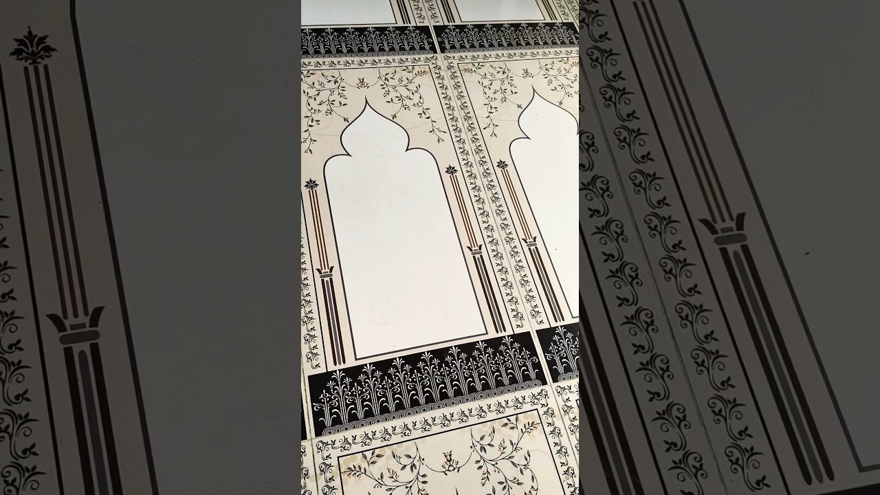 Masjid floor Tiles 2 &times; 4 Contact Hafiz Hasan ☎️ 8171427010 All over India Masjid Minar available