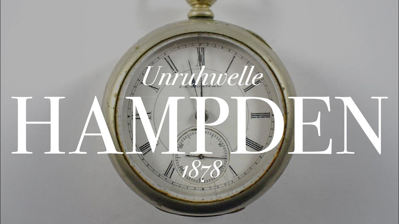 Drehen einer Unruhwelle für eine antike Taschenuhr