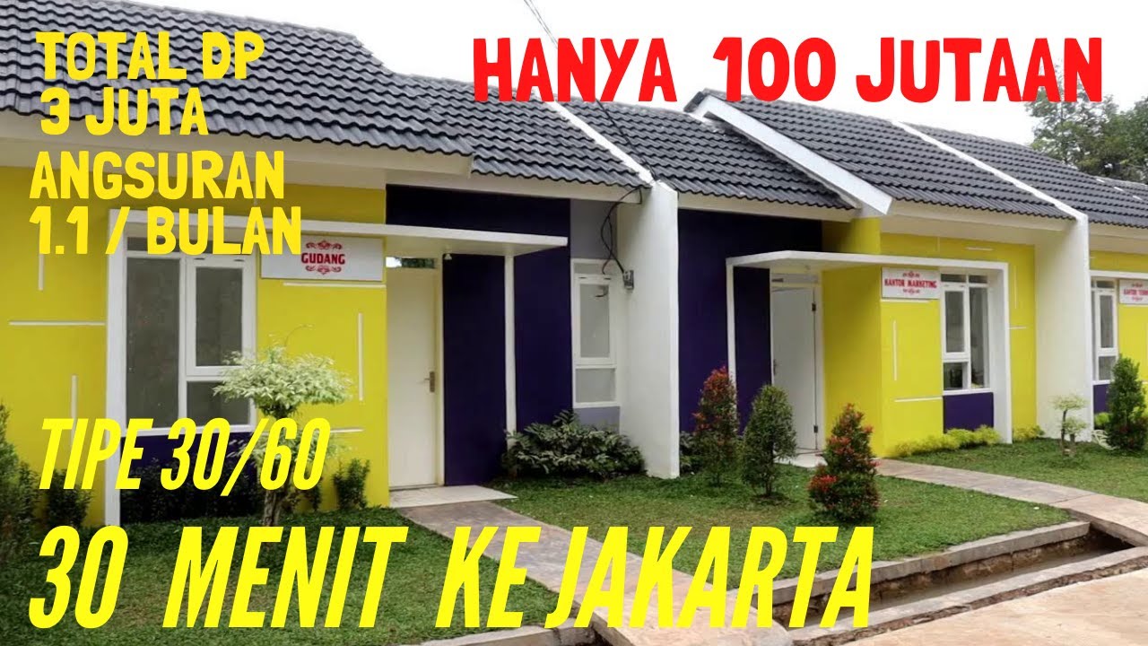 UNBOXING RUMAH 100 JUTAAN DI TIMUR CIBUBUR - PONDOK PERMATA CILEUNGSI