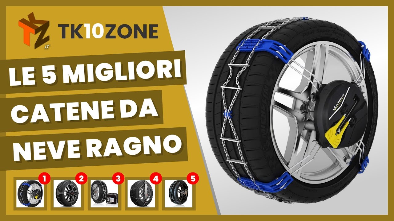 Le 5 migliori catene da neve ragno