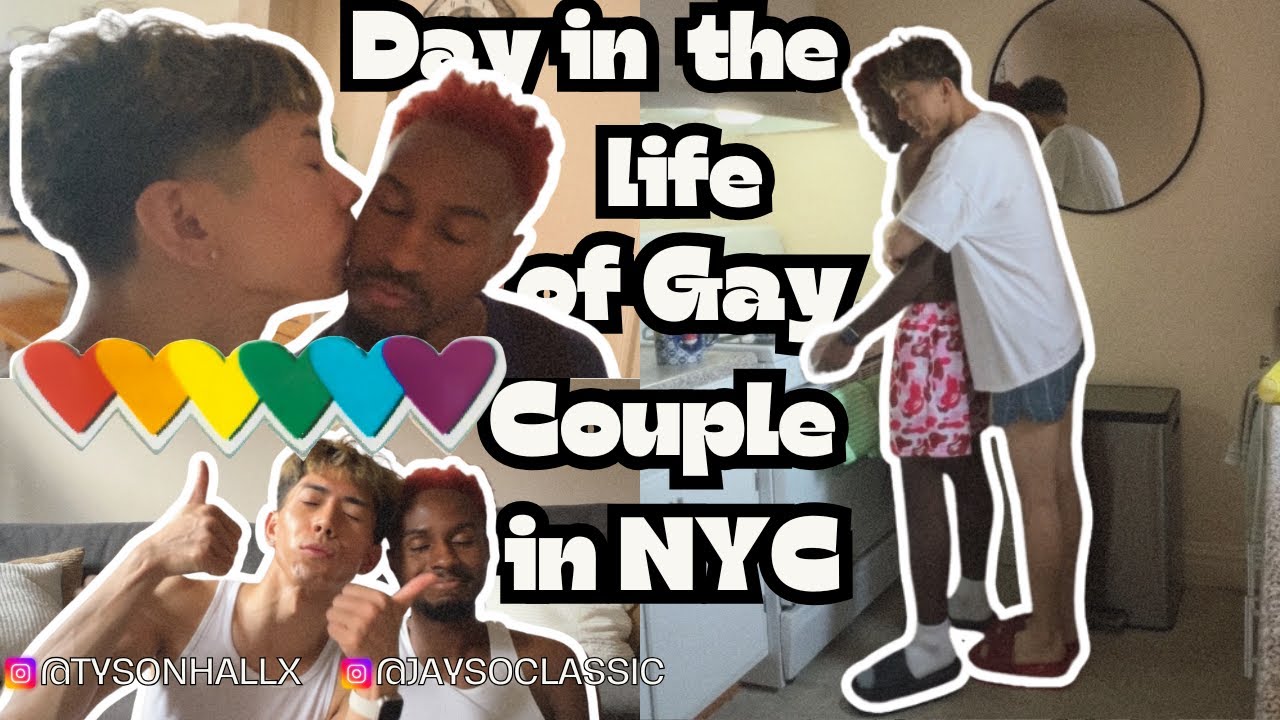 *realistic* day in the life of a gay couple in NYC 🗽💻🏃🏽&zwj;♂️🌈