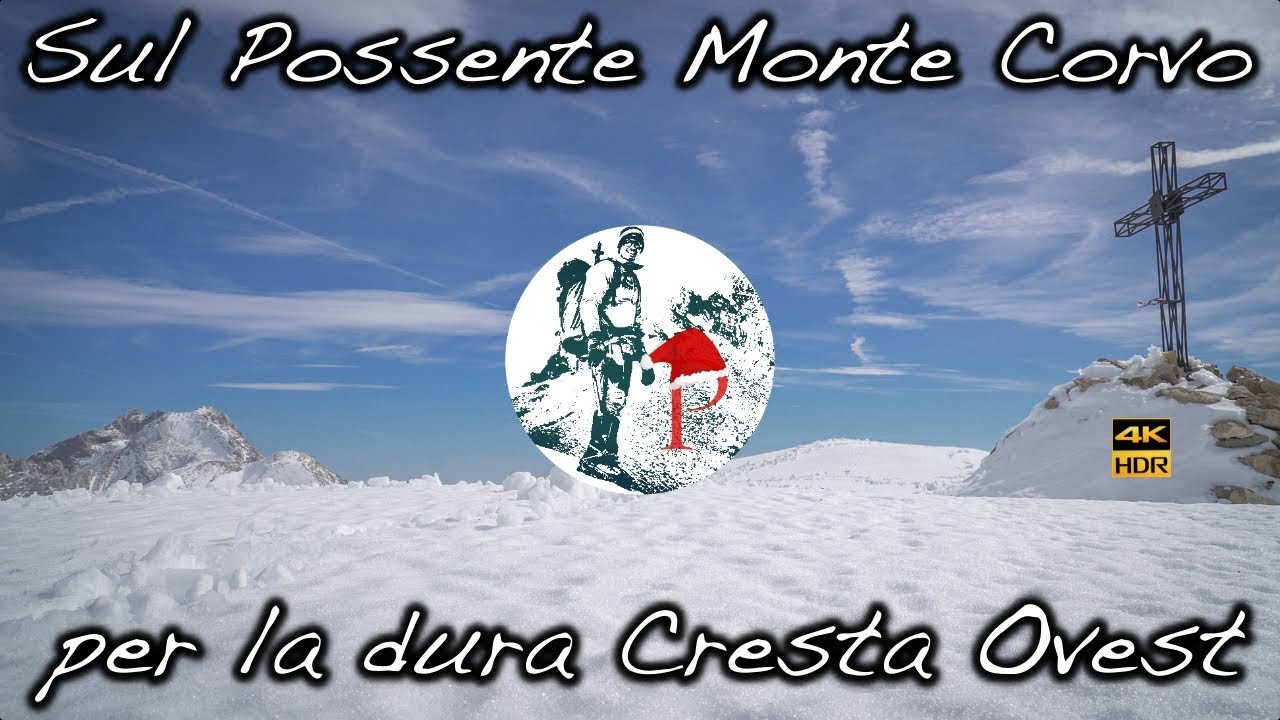 GRAN SASSO - MONTE CORVO per la CRESTA OVEST 🏔️🎅❄️