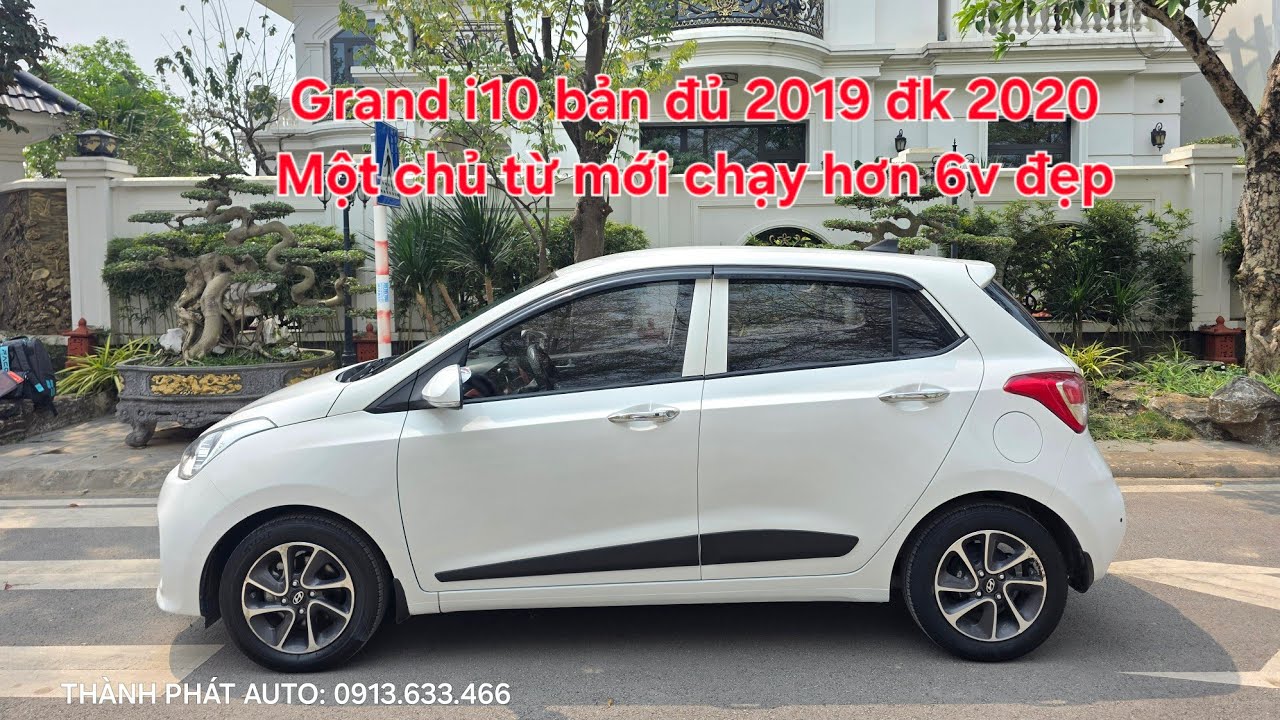 🦄 Grand i10 bản đủ 2019 đk 2020 một chủ từ mới chạy hơn 6v lốp theo xe còn | Xe tư nhân | 0913633466