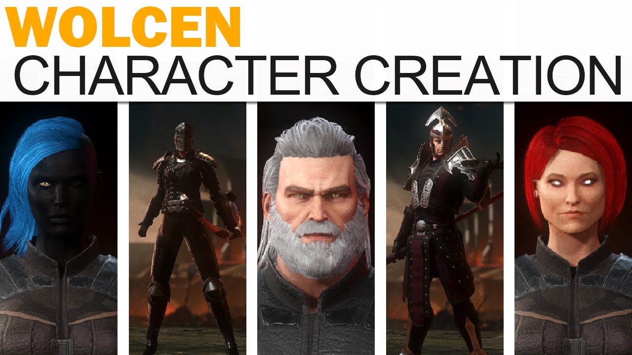 Wolcen Character Creation (Male & Female, Full Customization Options, Starter Weapons, More!)