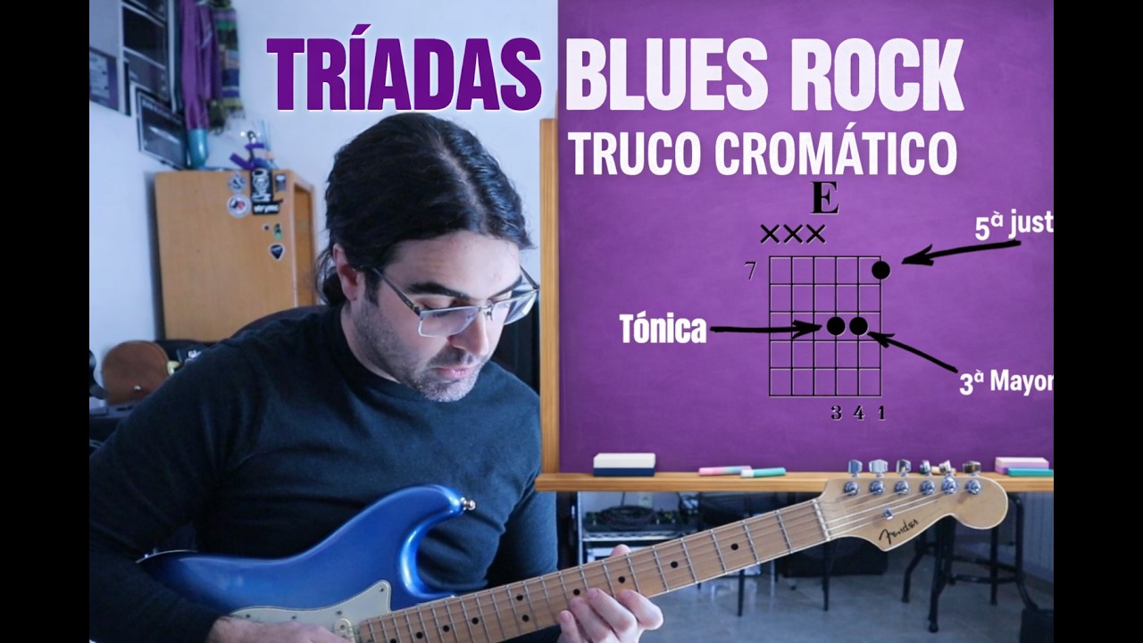 Haz que tus Tríadas Mayores Suenen Más Blues y Rock & Roll