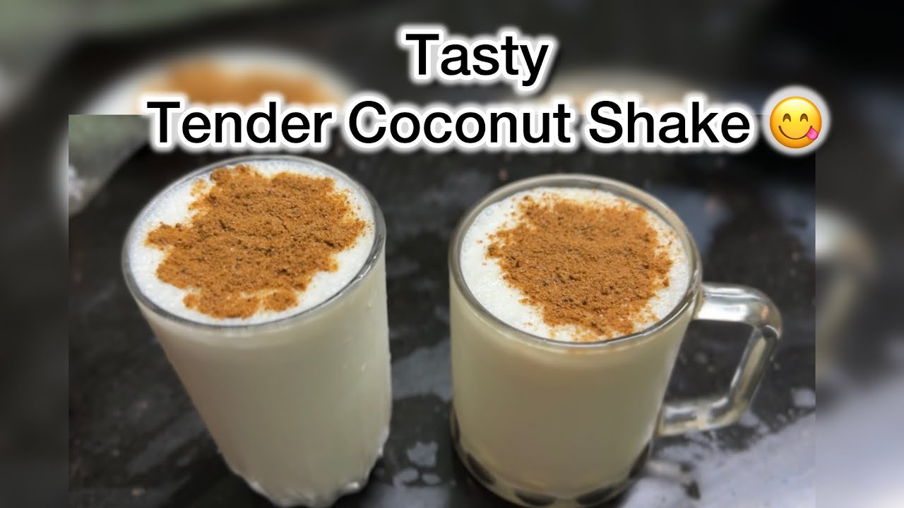 How to make Tender Coconut Milk Shake | Tasty Tender Coconut MilkShake | Elaneer Shake | #milkshake 