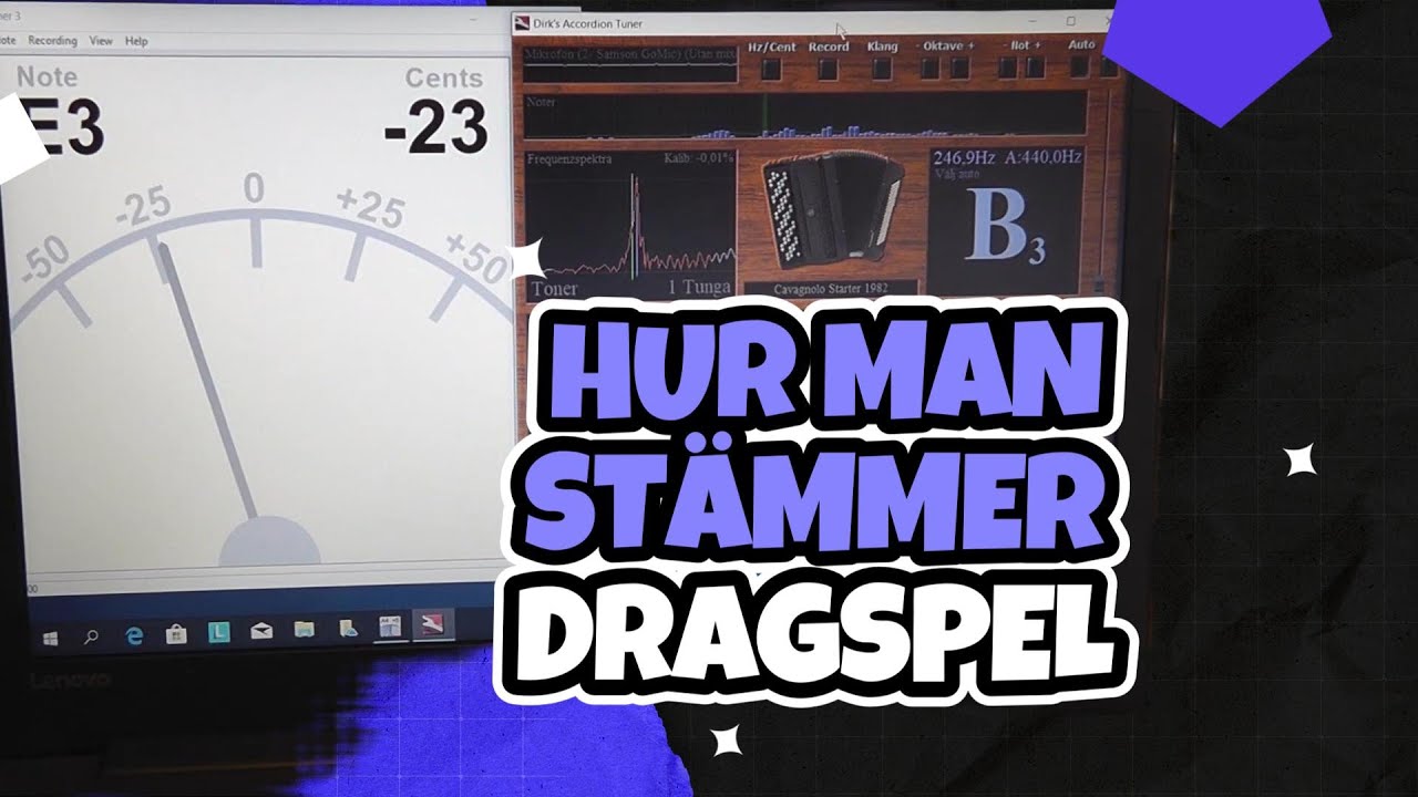 Så Stämmer jag Dragspel:  Steg-för-Steg Guide. Del 2
