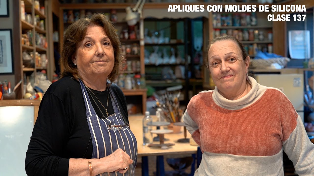 Clase 137 - Apliques con molde de silicona