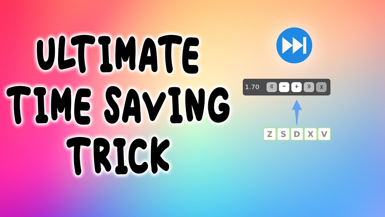 Ultimate Time Saving Trick for All Websites ✅ Video Speed Controller  #Shorts