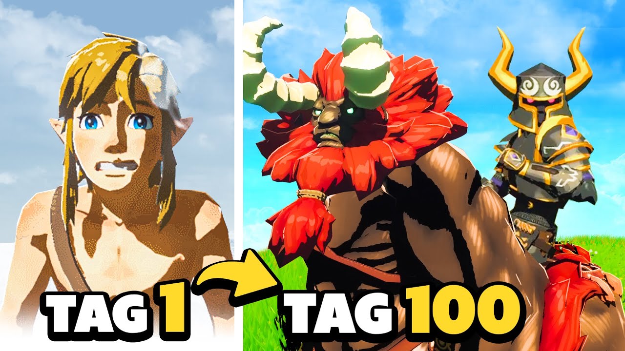 Ich habe 100 Tage in Hardcore Zelda BotW überlebt