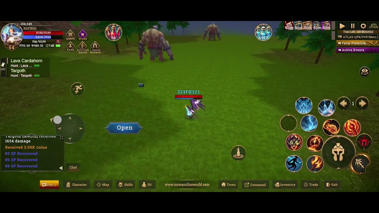 NOWA ONLİNE WORLD mage ile cz targoth law farm 3 slot dönme