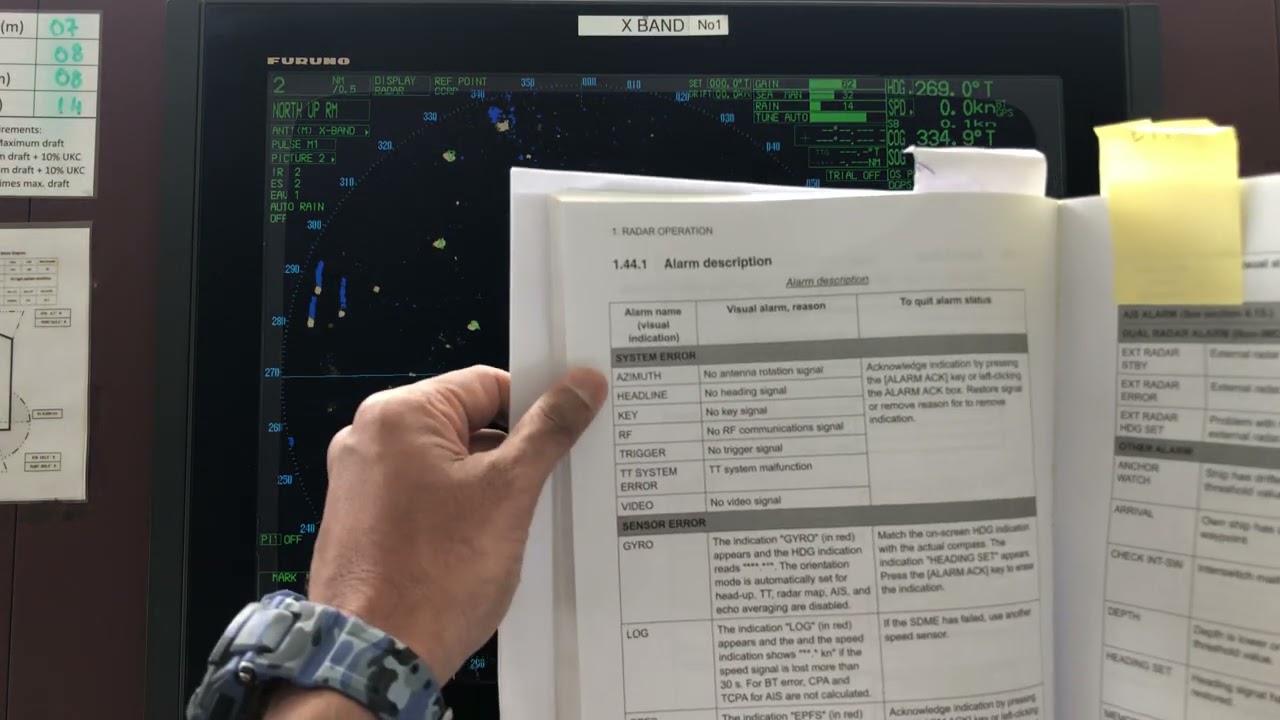 ADJUST SETTING AFTER CHANGING MAGNETRON - MARINE RADAR FURUNO FAR 21x7 by Piyushan