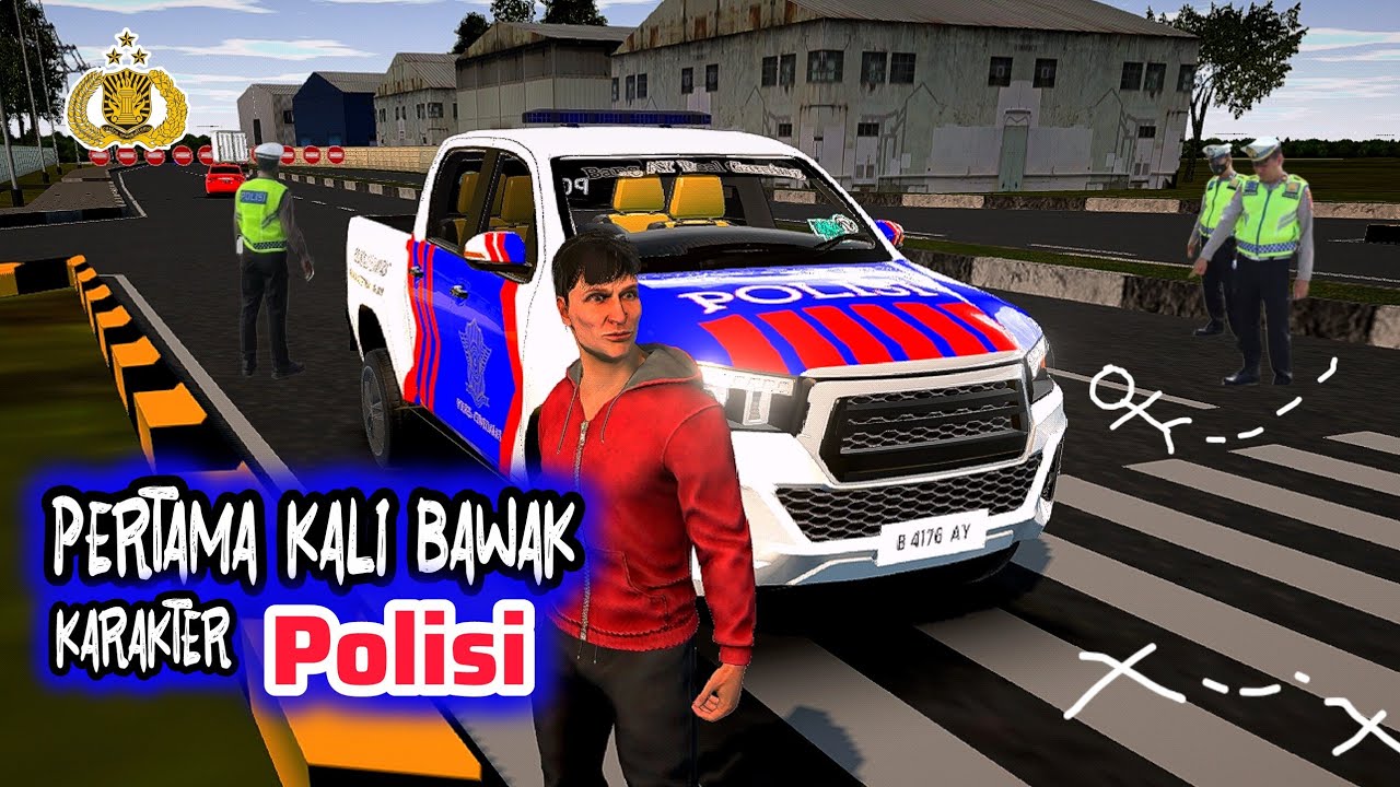 PERDANA - Bang AY Bawak Toyota Hilux Polisi Lalu Lintas di Cumi Darat Multiplayer