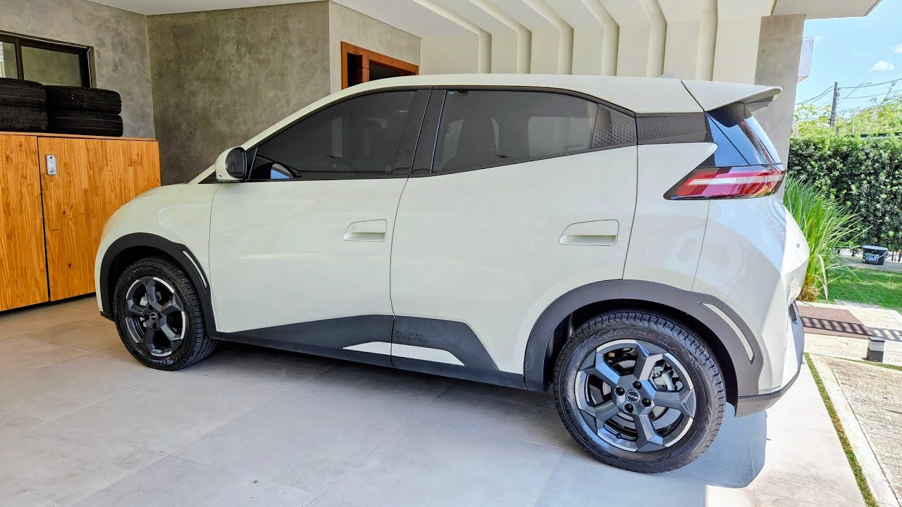 TROQUEI OS PNEUS ORIGINAIS DO BYD DOLPHIN MINI! MELHOROU 100%