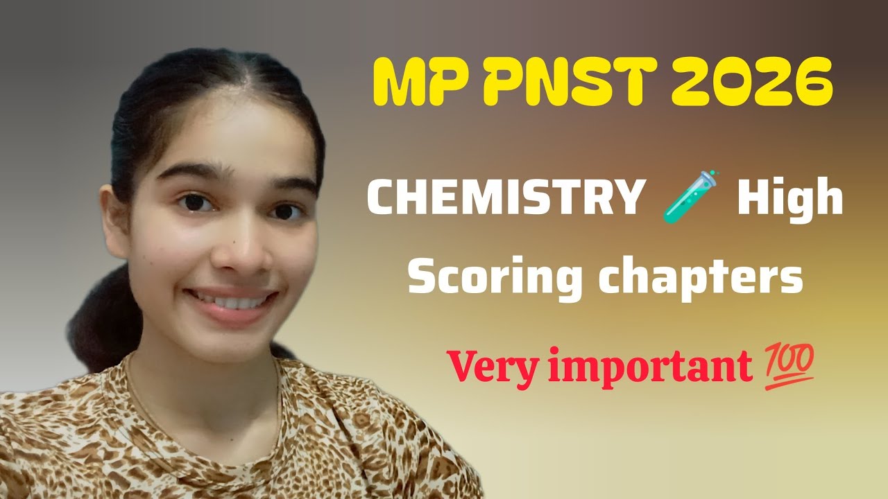 Chemistry High Scoring 💯 Chapters For MPPNST 2026 Exam 📚#pnst #mppnst #motivation #study #nursing