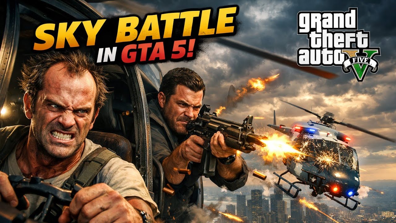TREVOR FLYING HELICOPTER 🥶 GTA 5 GAMEPLAY PART 5 🤯