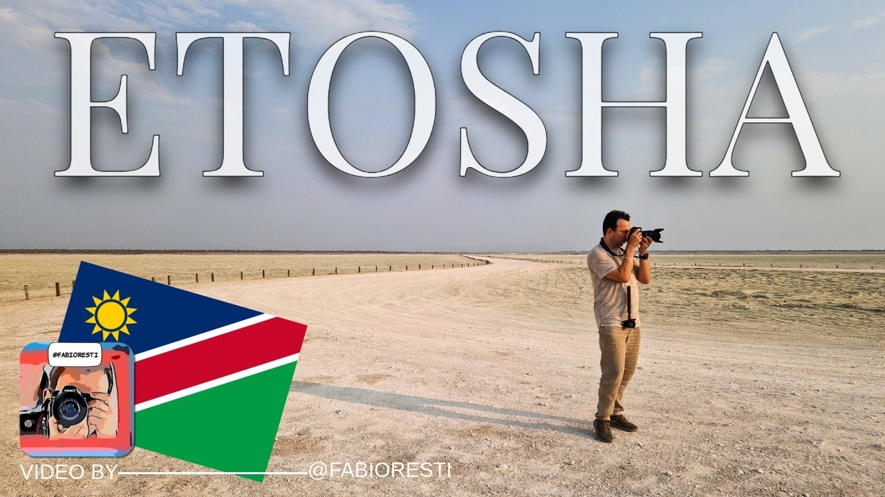 Etosha Pan in Namibia. Siamo sulla luna? E avvistiamo subito dei leoni