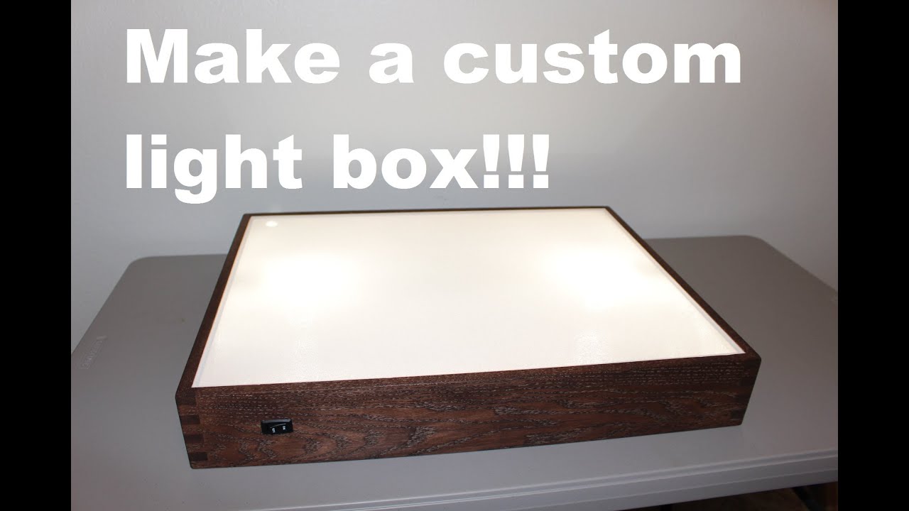 How to build a light box!