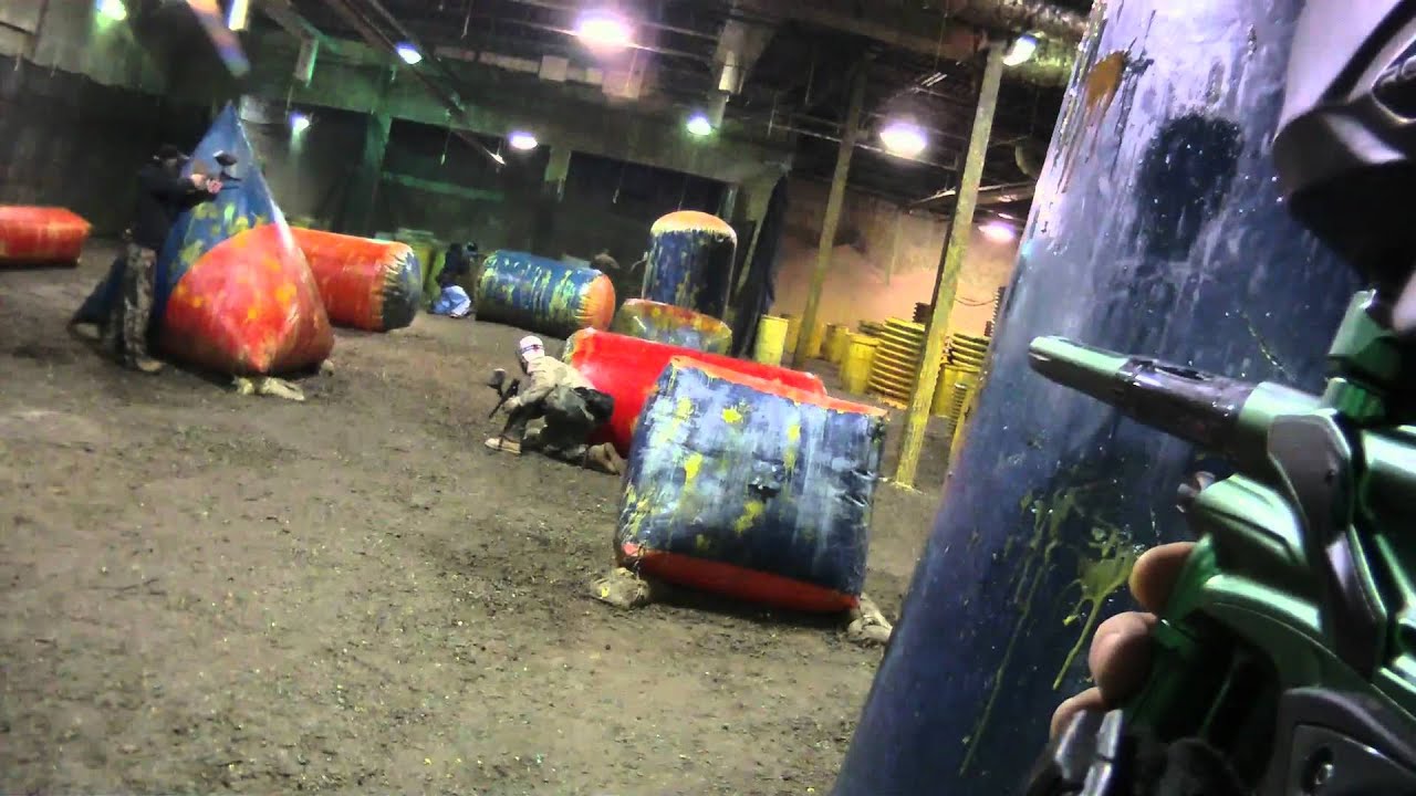 Intense Paintball Indoor Open play back in Dec. of 2010 HD