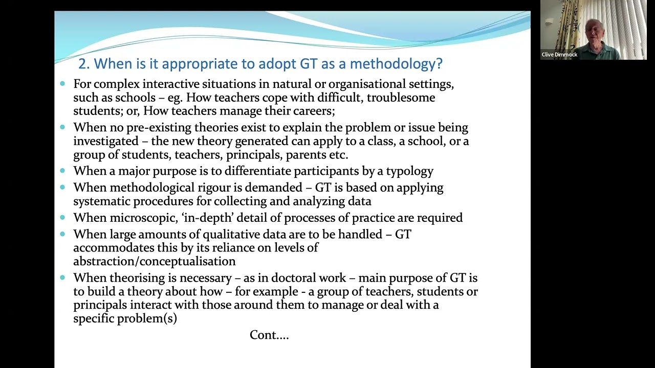 An Introduction to Grounded Theory - Open Lecture Series 18 Jun 2025