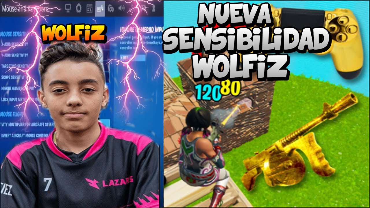 NUEVA SENSIBILIDAD WOLFIZ//NUEVA CONFIGURACION WOLFIZ//FORTNITE TEMPORADA 2//