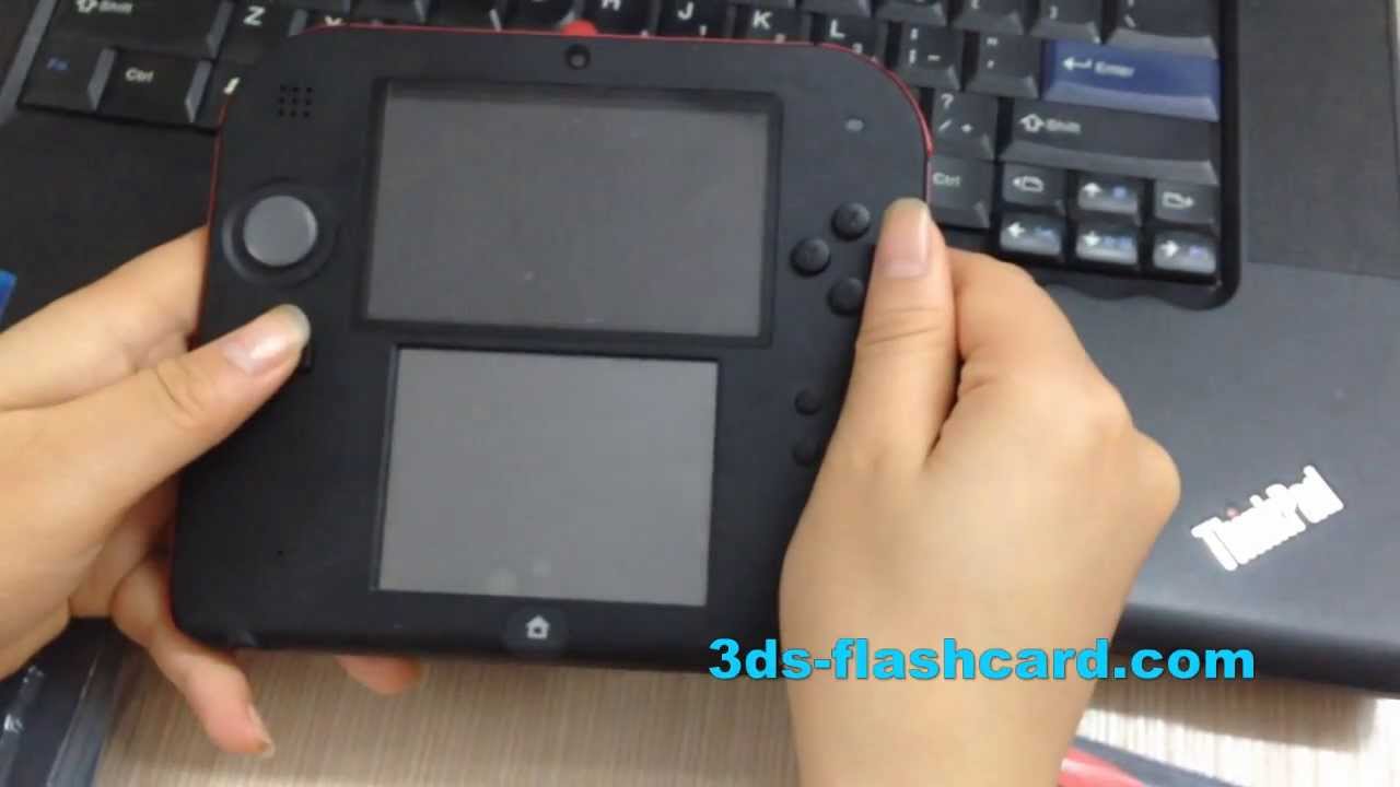 R4i Gold 3DS Deluxe Edition Blue Card review on Nintendo 2DS