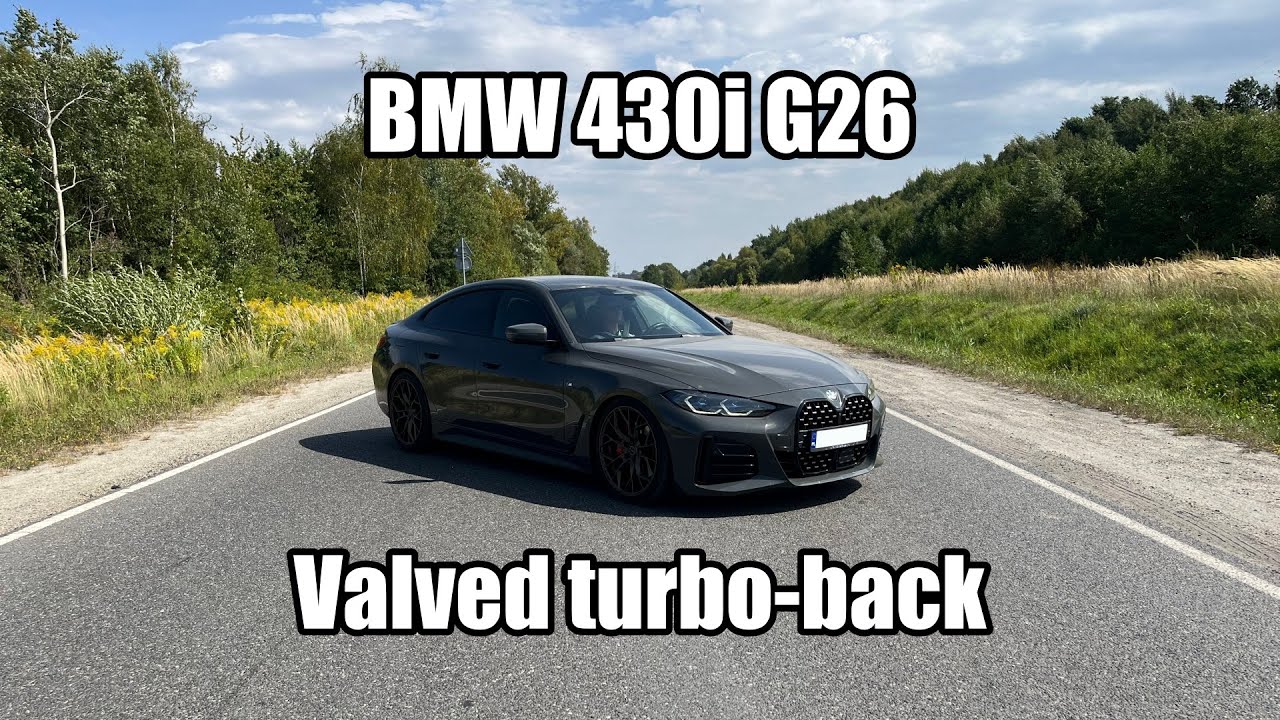BMW 430i G26 | Valved turbo-back | Baq Exhaust