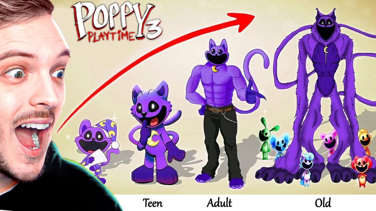 L' ÉVOLUTION DES PERSONNAGES DE POPPY PLAYTIME CHAPITRE 3 ?!