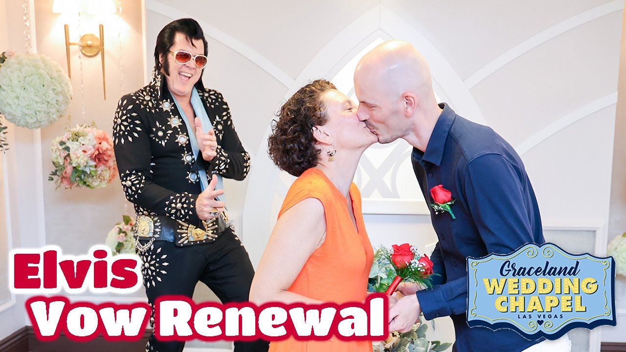 Beno&icirc;t & Emmanuelle's Elvis Vow Renewal Ceremony in Las Vegas | Graceland Chapel