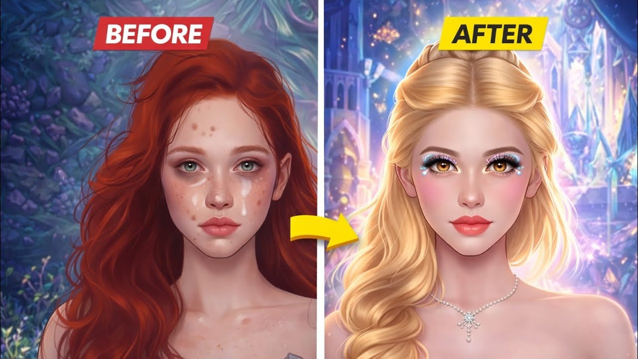 Beauty Care App Gameplay | Day 49 | Skincare & Makeover Start 💄✨