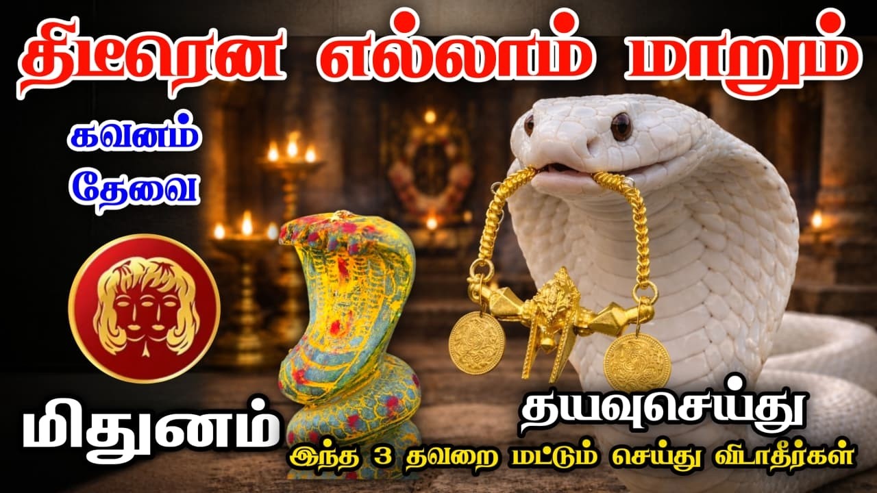 அவசர பதிவு அமாவாசை வாக்கு மிதுனம் ராசிக்கு காத்திருப்பது என்ன? mithunam rasi this week rasi palan !