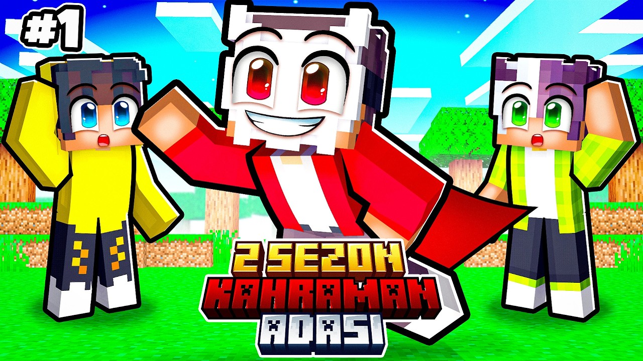 Kahraman Adasında Başkan Emirhanı Korumak İçin Zamanı DURDURAN Karakter Yaptım! 🦸🔱 | Minecraft