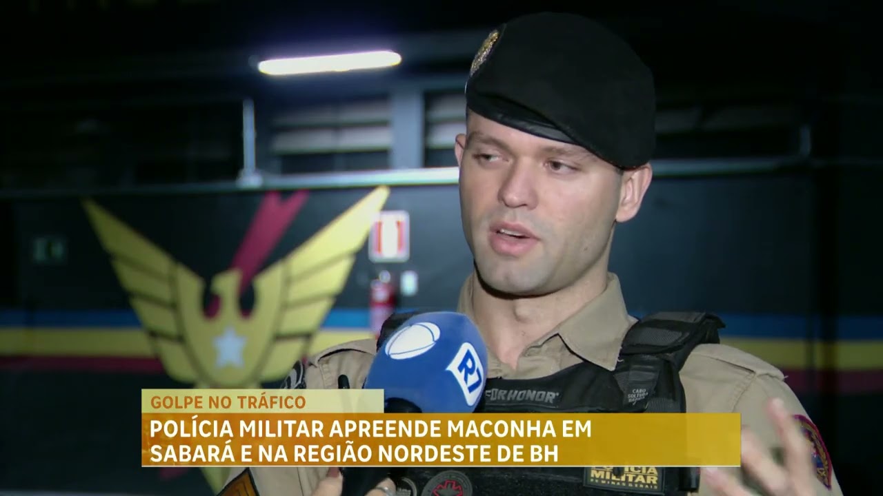 Polícia Militar apreende grande quantidade de maconha na Grande BH