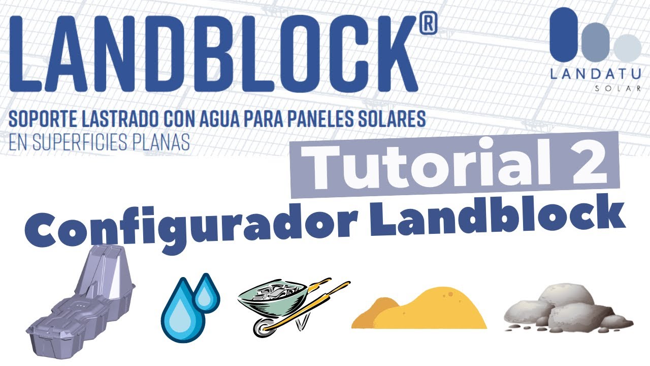 Configurador Landblock®  materiales alternativos al agua
